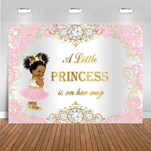 mocsicka royal princess baby shower backdrop pink gold princess background 7x5ft vinyl princess baby shower backdrops