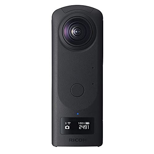 RICOH THETA Z1 51GB Black 360° camera, two 1.0-inch back-illuminated CMOS sensors, increased 51GB internal memory, 23MP images, 4K video with image stabilization, HDR, High-speed wireless transfer