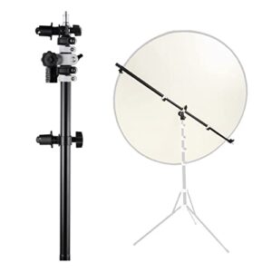 selens telescopic reflector holder extendable boom arm 360 degree swivel with adjustable length for photo studio product and portrait photography