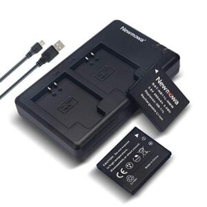 Newmowa NB-11L/11LH Battery (2 Pack) and Dual USB Charger Kit for Canon NB-11L/11LH and Canon PowerShot A2300 is, A2400 is, A2500, A2600, A3400 is, A3500 is, A4000 is, ELPH 110 HS, ELPH 115 HS