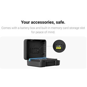 insta360 X3 Battery & Fast Charge Hub Bundle - Includes + 2 Batteries (1800mAh) for insta360 360 Camera (3 Items)