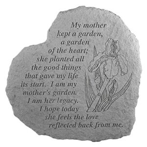 design toscano mother’s garden: cast stone memorial garden marker