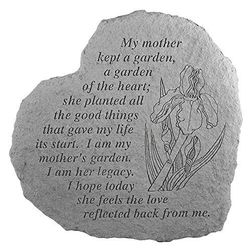 Design Toscano Mother's Garden: Cast Stone Memorial Garden Marker