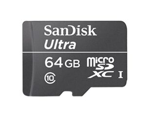 sandisk ultra 64gb micro sdxc uhs-i c10 memory card 30mb/s (sdsdql-064g-g35)