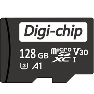 digi-chip 128gb micro-sd memory card uhs-1 high speed for amazon fire 7, fire 7 kids, amazon fire hd8, hd8 kids, fire hd10, fire hd 10 kids tablet pc