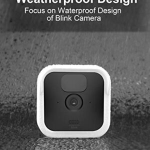 Blink Outdoor Camera Silicone Skin Cover, COOLWUFAN Anti-Scratch Protective Cover for All-New Blink Outdoor/Indoor – Wireless Camera System - Blink Outdoor Camera Best Accessories (White (3 Packs))