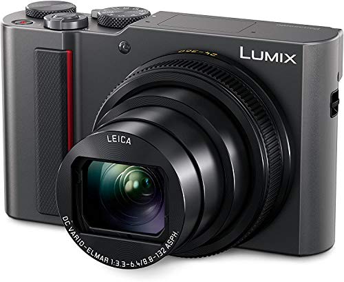 Panasonic LUMIX ZS200D 4K Digital Camera, 20.1MP 1-Inch Sensor, 15X Leica DC Vario-Elmar Lens, F3.3-6.4 Aperture, WiFi, Hybrid O.I.S. Stabilization, 3-Inch LCD, DC-ZS200DS (Silver)