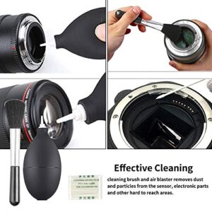 KuuZuse Professional DSLR Camera Cleaning Kit with APS-C Cleaning Swabs, Microfiber Cloths, Camera Cleaning Pen, for Camera Lens, Optical Lens and Digital SLR Cameras.