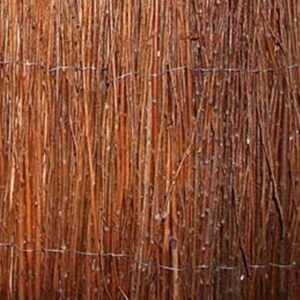 Master Garden Products WTF-6 Twig Privacy Screen, 72 by 96-Inch Willow Fencing, 6'H x 8'W, Brown