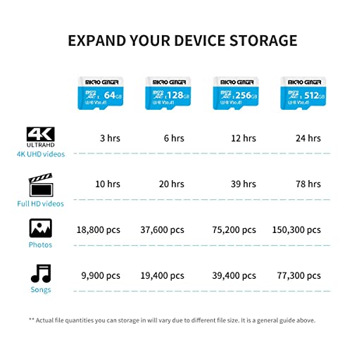 Micro Center 128GB microSDXC Card 2 Pack, Nintendo-Switch Compatible Flash Memory Card, UHS-I C10 U3 V30 4K UHD Video A1 R/W Speed up to 90/60 MB/s Micro SD Card with Adapter (128GB x 2)