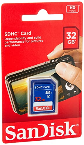 SanDisk 32GB SDHC Flash Memory Card (SDSDB-032G-B35) (Label May Change)