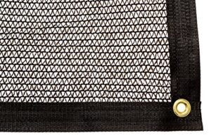 be cool solutions 50% black outdoor sun shade canopy: uv protection shade cloth| lightweight, easy setup mesh canopy cover with grommets| sturdy, durable shade fabric for garden, patio & porch 12’x16′
