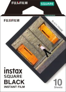 fujifilm instax square black film – 10 exposures