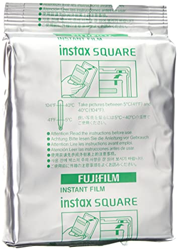 Fujifilm Instax Square Black Film - 10 Exposures