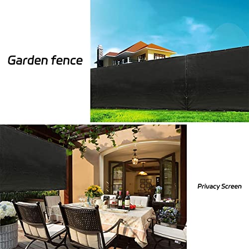 Black Shade Net 90% Sun Protection Shading Net with Grommet Garden Fence Privacy Screen Mesh Shade Cloth 2x3m 4x5m 4x6m 7x8m 3x5m ( Color : Black , Size : 1x4m )