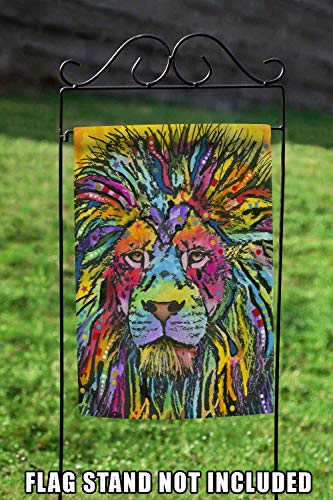 Toland Home Garden 1110916 Neon Lion 12.5 x 18 Inch Decorative, Garden Flag (12.5" x 18")