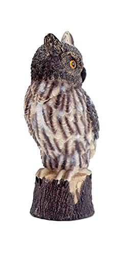 VA Horned Eagle Owl Resin Statue, Fake Owl, Fake Statue, Fake Owls, Garden Owl, Owl Décor, Realistic Owl, Owl Yard Décor, Owl.