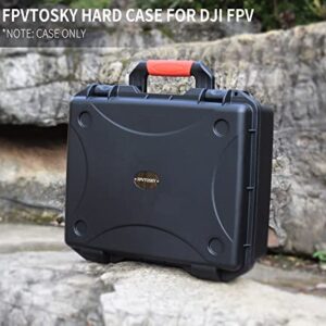 FPVtosky Professional Hard Case for DJI FPV [Case Only] - DJI FPV Drone Carrying Case Accessories - Fits 6 batteries - Keep Props On