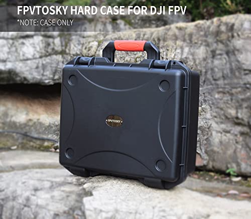 FPVtosky Professional Hard Case for DJI FPV [Case Only] - DJI FPV Drone Carrying Case Accessories - Fits 6 batteries - Keep Props On