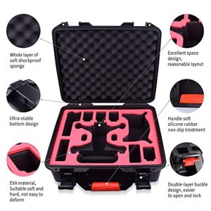 FPVtosky Professional Hard Case for DJI FPV [Case Only] - DJI FPV Drone Carrying Case Accessories - Fits 6 batteries - Keep Props On