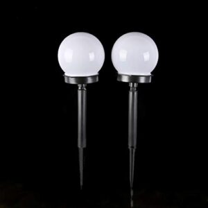 LED Yard Path Power Garden 2Pcs Light Patio Road CZ Ball Outdoor Solar Lamp LED Light 10 Led Light String