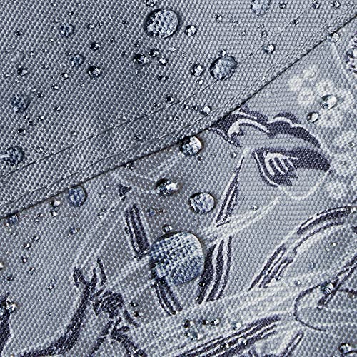 Vera Bradley by Classic Accessories Water-Resistant General Purpose/Conversation Set Cover, 100 x 70 x 25 Inch, Rain Forest Toile Gray, Patio Furniture Covers