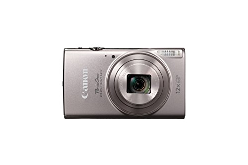 Canon PowerShot ELPH 360 Digital Camera w/ 12x Optical Zoom and Image Stabilization - Wi-Fi & NFC Enabled (Silver)