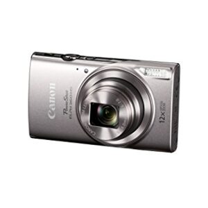 Canon PowerShot ELPH 360 Digital Camera w/ 12x Optical Zoom and Image Stabilization - Wi-Fi & NFC Enabled (Silver)