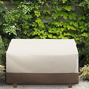 PHI VILLA 77" L x 34" W x31 H Outdoor Loveseat Cover,Patio Bench Cover Waterproof for Loveseat, Bench, Sofa, Medium