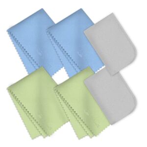 Bilymate Multi-Purpose Microfiber Eyeglass & Lens & Screen & Glass & Camera & Photo Cleaning Cloths and Laptop Screen Cleaning Wipe Cloth,no Fog Clean Cloth - 6Packs, Assorted Colors
