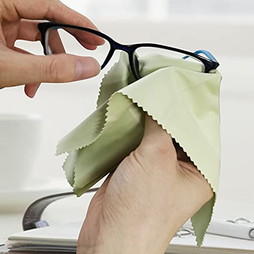 Bilymate Multi-Purpose Microfiber Eyeglass & Lens & Screen & Glass & Camera & Photo Cleaning Cloths and Laptop Screen Cleaning Wipe Cloth,no Fog Clean Cloth - 6Packs, Assorted Colors