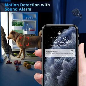 Ebarsenc Hidden Camera - Spy Camera 4K Mini Security Cameras/Wireless WiFi Camera/Indoor Home Camera/Battery Operated Tiny Camera/Surveillance Camera with Motion Detection and Night Vision/Pet Camera