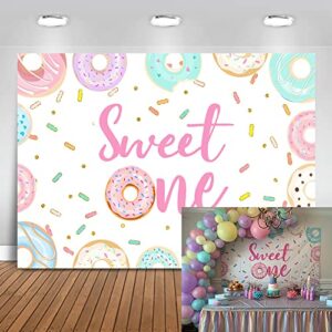 avezano donut sweet one backdrop donut 1st birthday party decoration 7x5ft vinyl sweet donut theme 1st birthday party supplies girls first birthday party banner photography background