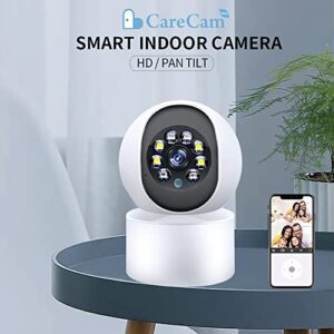 WiFi Plug-in Indoor Security Camera 360-degree Wireless 1080P 2.4GHz Pan Tilt Home Smart Surveillance Camera for Pet/Baby Monitor with Night Vision Motion Detection Dog Camera