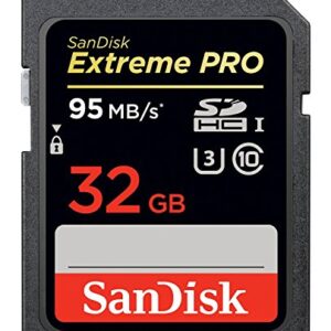 SanDisk Extreme PRO 32GB up to 95MB/s UHS-I/U3 SDHC Flash Memory Card - SDSDXPA-032G-X46