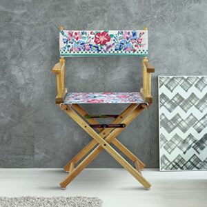 Casual Home Replacement Garden Classics Director Chair Canvas, Seat: 18.5" W x 16" D. Back: 20.5" W x 6.25" D