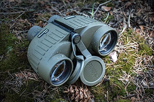 Steiner Military-Marine Series Binoculars, Lightweight Tactical Precision Optics for Any Situation, Waterproof, Green, 7x50