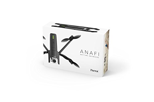 Parrot PF728000 ANAFI Drone, Foldable Quadcopter Drone with 4K HDR Camera, Compact, Silent & Autonomous, Realize your shots with a 180° vertical swivel camera, Dark Grey