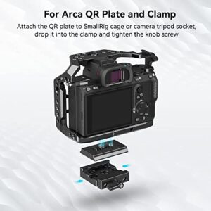 SMALLRIG DSLR and Mirrorless Quick Release Clamp and Plate for Arca Standard - 2280