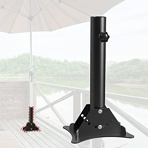 NIXFACE Mount Umbrella Holder - Umbrella Base Stand Fit for Patio, Garden,Table,Deck,Wooden Fence