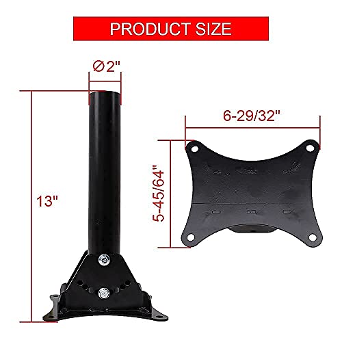 NIXFACE Mount Umbrella Holder - Umbrella Base Stand Fit for Patio, Garden,Table,Deck,Wooden Fence