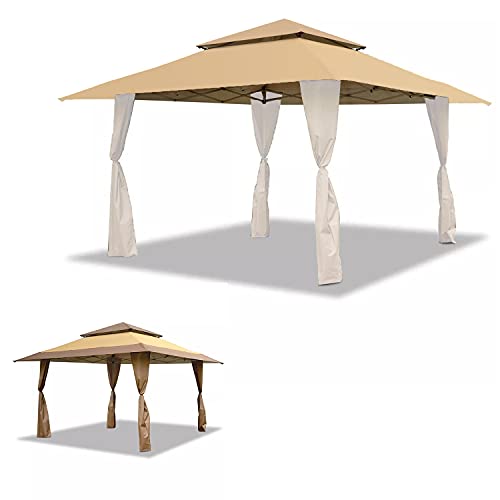 Garden Winds Replacement Canopy Top Cover Compatible with The Model Z-Shade 13 x 13 Instant Shelter - RipLock 350