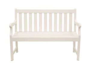décor therapy fr8578 outdoor bench, white