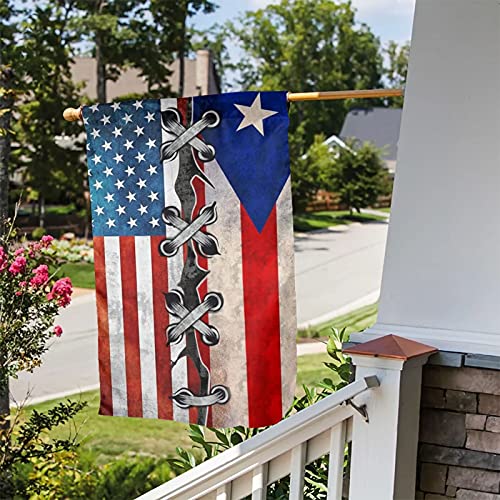Afusvoe Cool Puerto Rico Puerto Rico Garden Flag House Decoration Outdoor Decorations