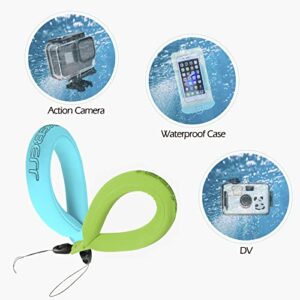 Luxebell Waterproof Camera Float, Floating Wrist Strap for GoPro Hero 11 10 9 8 7 6 5 4, AKASO Nikon,Canon,Key and Phones