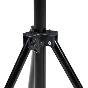 Amazon Basics Aluminum Light Photography Tripod Stand with Case - 2.8 - 7 Feet, Black