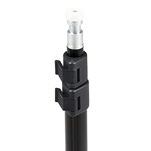 Amazon Basics Aluminum Light Photography Tripod Stand with Case - 2.8 - 7 Feet, Black