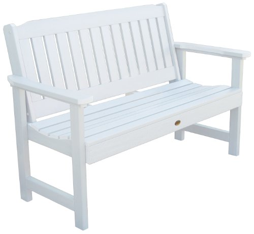 Highwood AD-BENW1-WHE Lehigh Garden Bench, 5 Feet, White