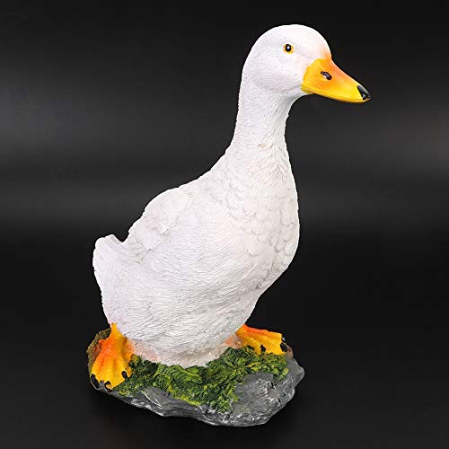 Pbzydu Garden Decoration Synthetic Resin Animal Ornament, Non-Toxic and Safe Duck Statue, Flexible Simulation for Shopping Mall Park Decoration Courtyard Bay Kids Toys