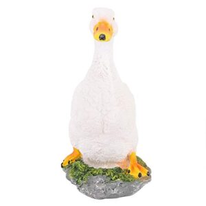 Pbzydu Garden Decoration Synthetic Resin Animal Ornament, Non-Toxic and Safe Duck Statue, Flexible Simulation for Shopping Mall Park Decoration Courtyard Bay Kids Toys